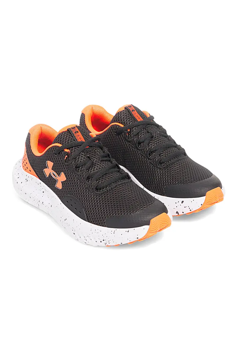 Scarpe da Allenamento Nere e Arancioni UNDER AMOUR Grade School Surge 4 miniatura 2