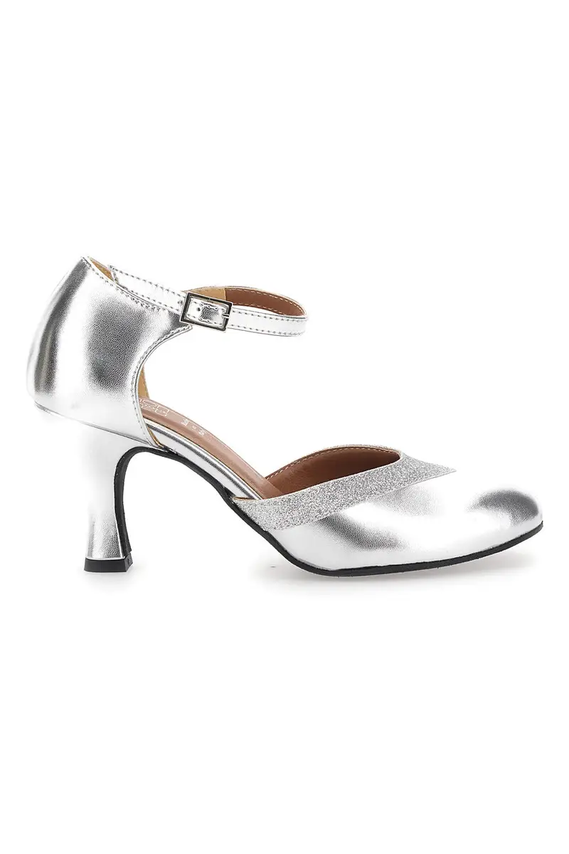 Scarpe da Ballo Argento Con Cinturino Mon Dieu Musique 11