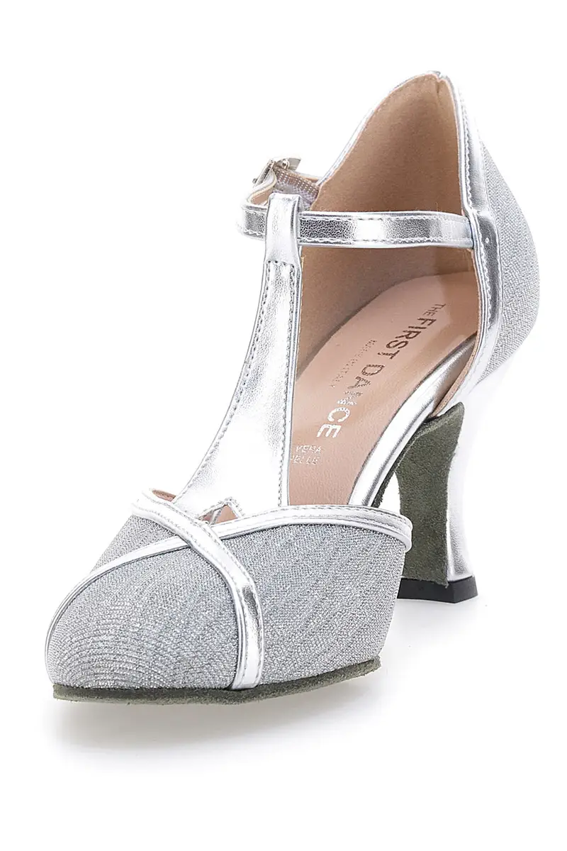 Scarpe da Ballo Argento con Glitter THE FIRST DANCE 5325 miniatura 3