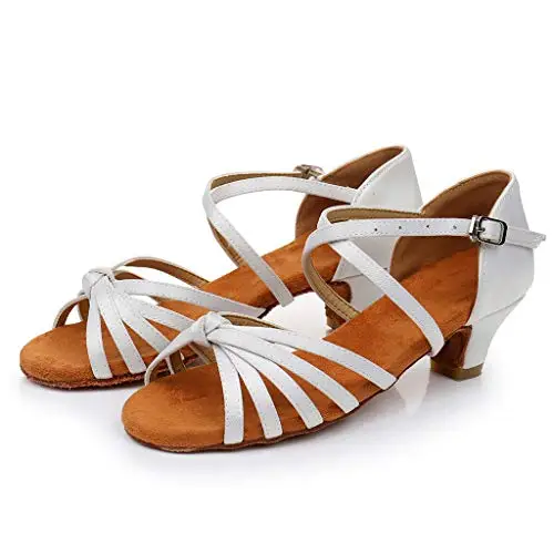 Scarpe da Ballo Bambina Ragazza Principessa da Ballo Tango Scarpe Latine Sandali da Danza per Bambini Elegante miniatura 2