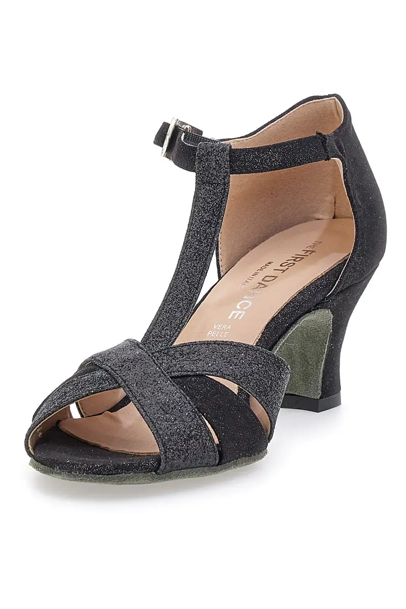Scarpe da ballo nere con cinturino THE FIRST DANCE 4724 miniatura 3
