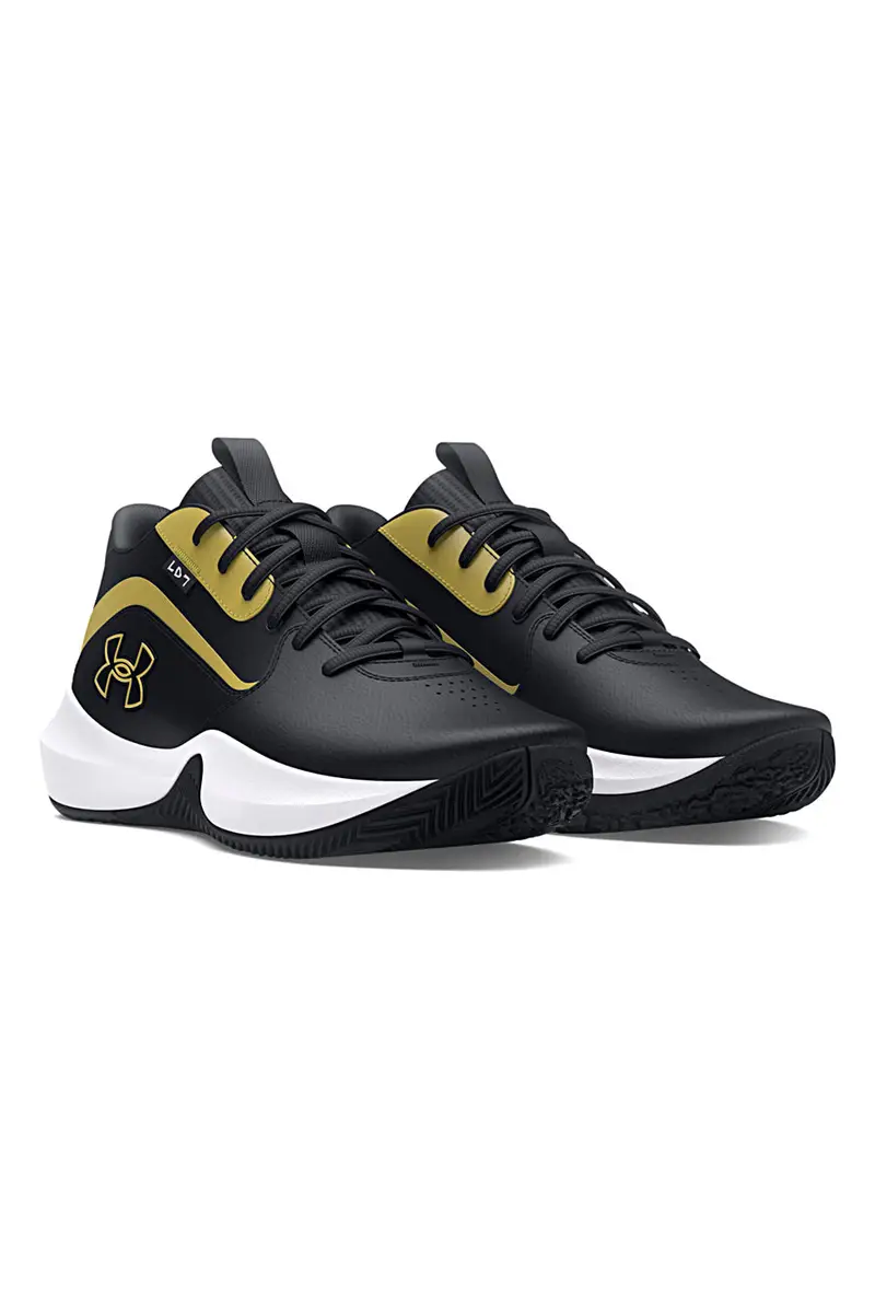 Scarpe da Basket Nere e Oro Under Armour Lockdown 7 miniatura 2