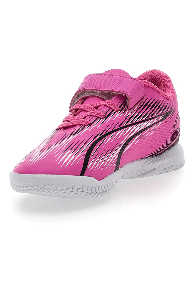 Scarpe da Calcetto Fucsia Puma Ultra Play It V Jr miniatura 3