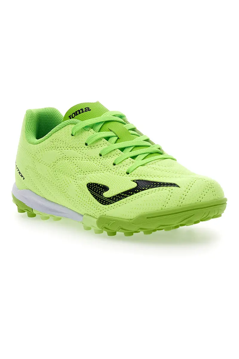 Scarpe da calcetto giallo fluo con dettagli neri Joma EVOLUTION JR 2511 miniatura 2