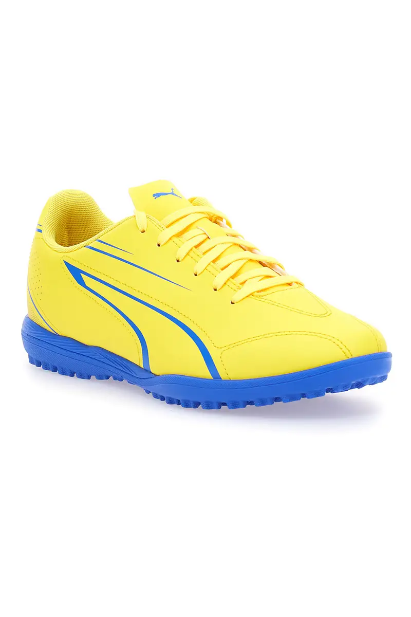 Scarpe da Calcetto indoor Gialle e suola blu Puma Vitoria TT miniatura 2