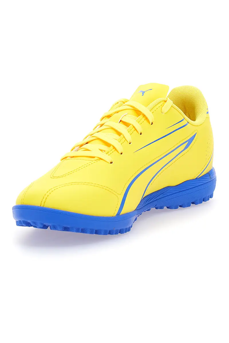 Scarpe da Calcetto indoor Gialle e suola blu Puma Vitoria TT miniatura 3