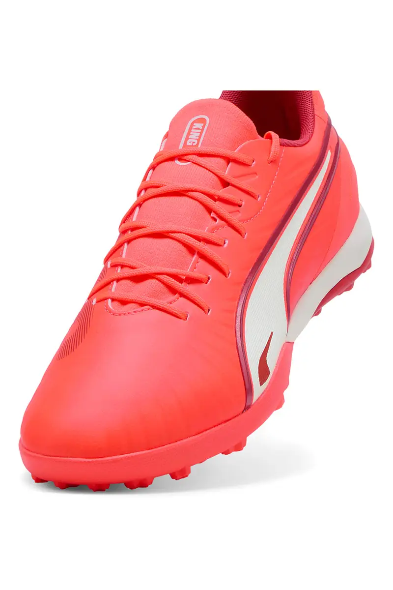 Scarpe da Calcetto Indoor Puma KING MATCH TT Rosse miniatura 3