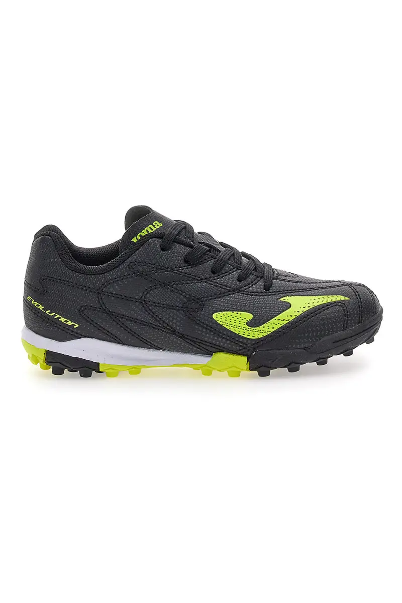 Scarpe da calcetto nere con dettagli lime Joma EVOLUTION JR 2501