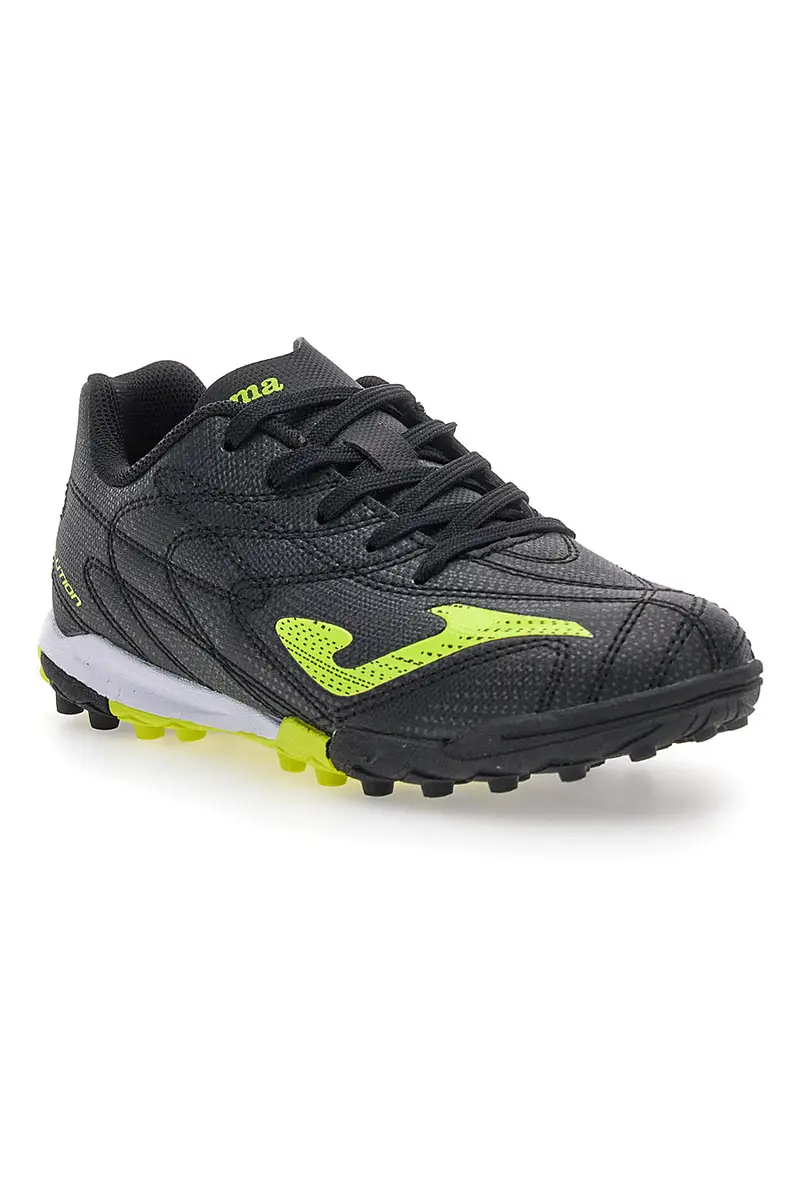 Scarpe da calcetto nere con dettagli lime Joma EVOLUTION JR 2501 miniatura 2