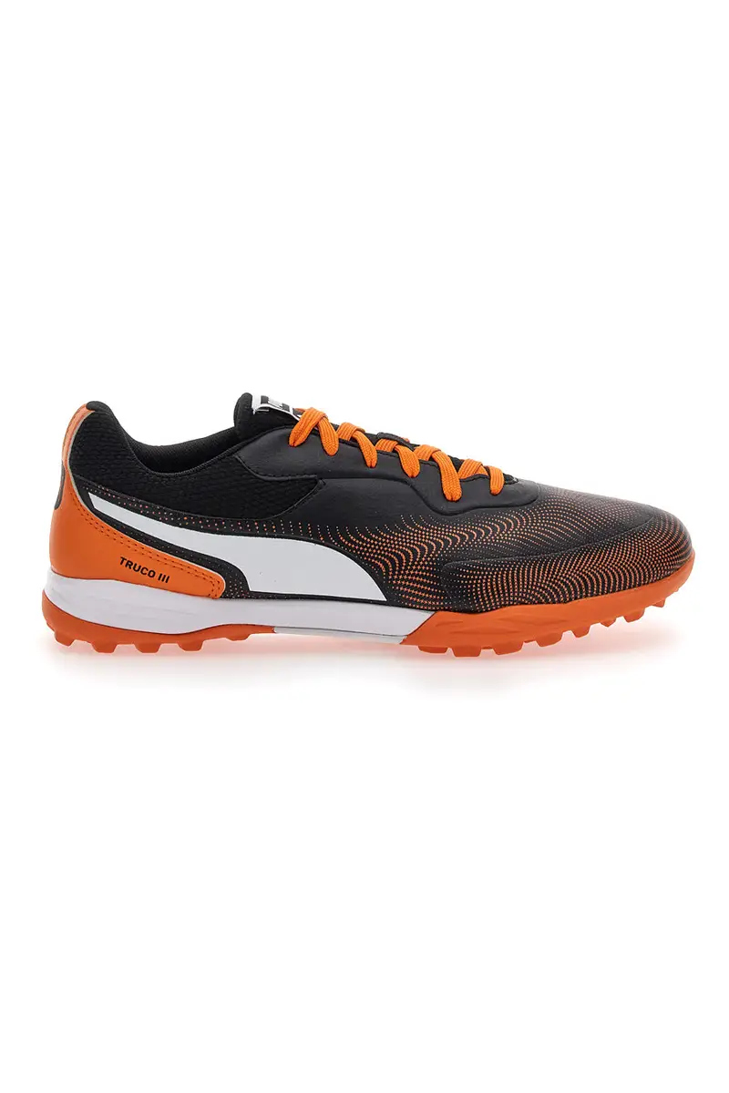 Scarpe da Calcetto Nere e Arancio Puma Truco III TT