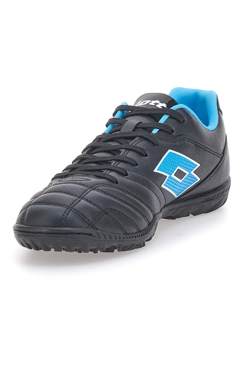 Scarpe da Calcetto Nere e Blu per campi sintetici LOTTO STAFIO 705 TF miniatura 3