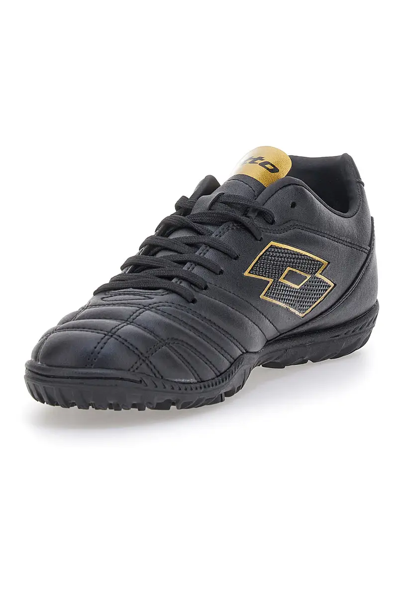 Scarpe da calcetto nere per terreni sintetici LOTTO STADIO 705 TF miniatura 3