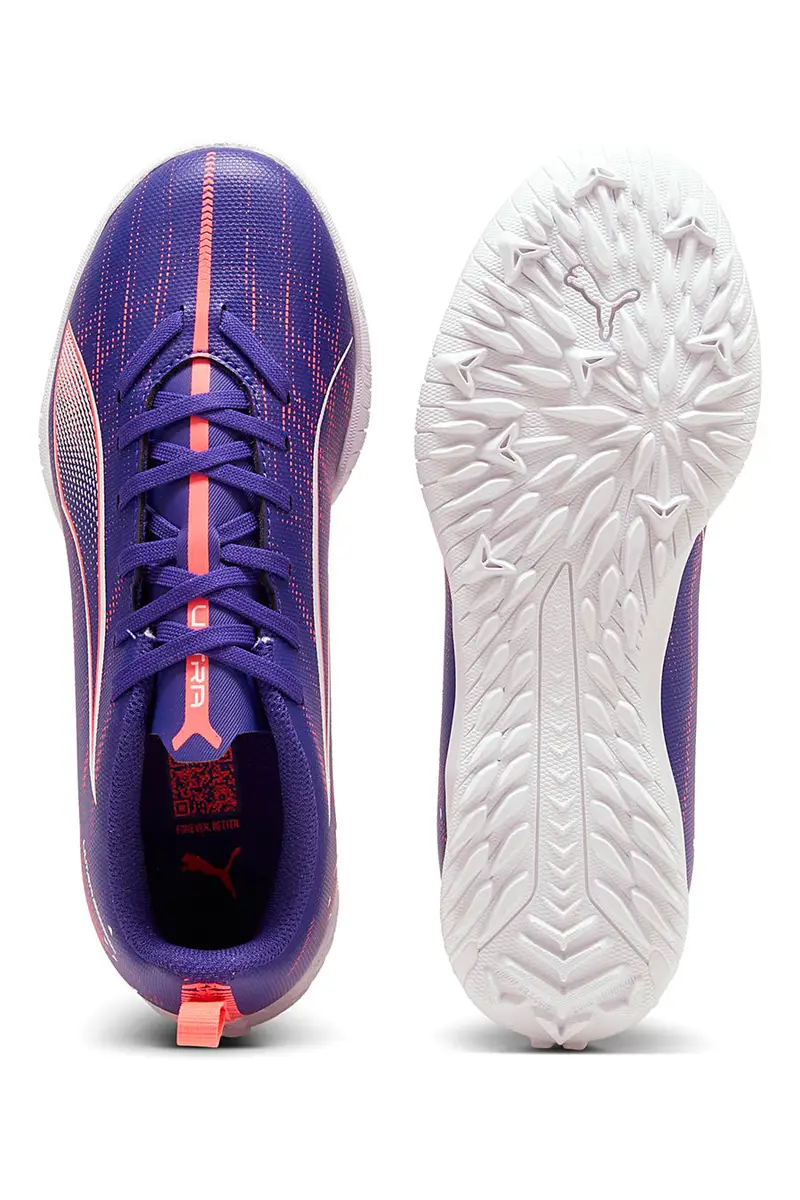 Scarpe da Calcetto Viola da Bimbi Puma Ultra Play FG/AG miniatura 3