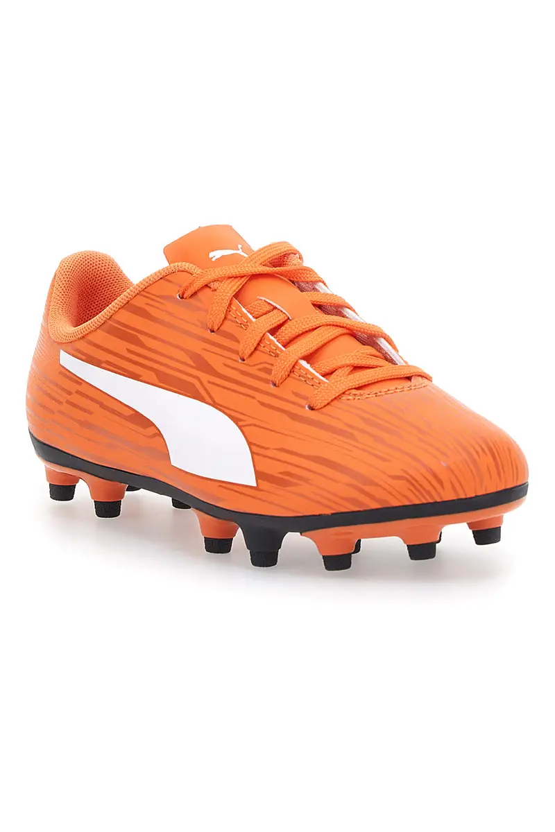 Scarpe da Calcio Arancioni Puma Rapido III FG/AG Jr miniatura 2