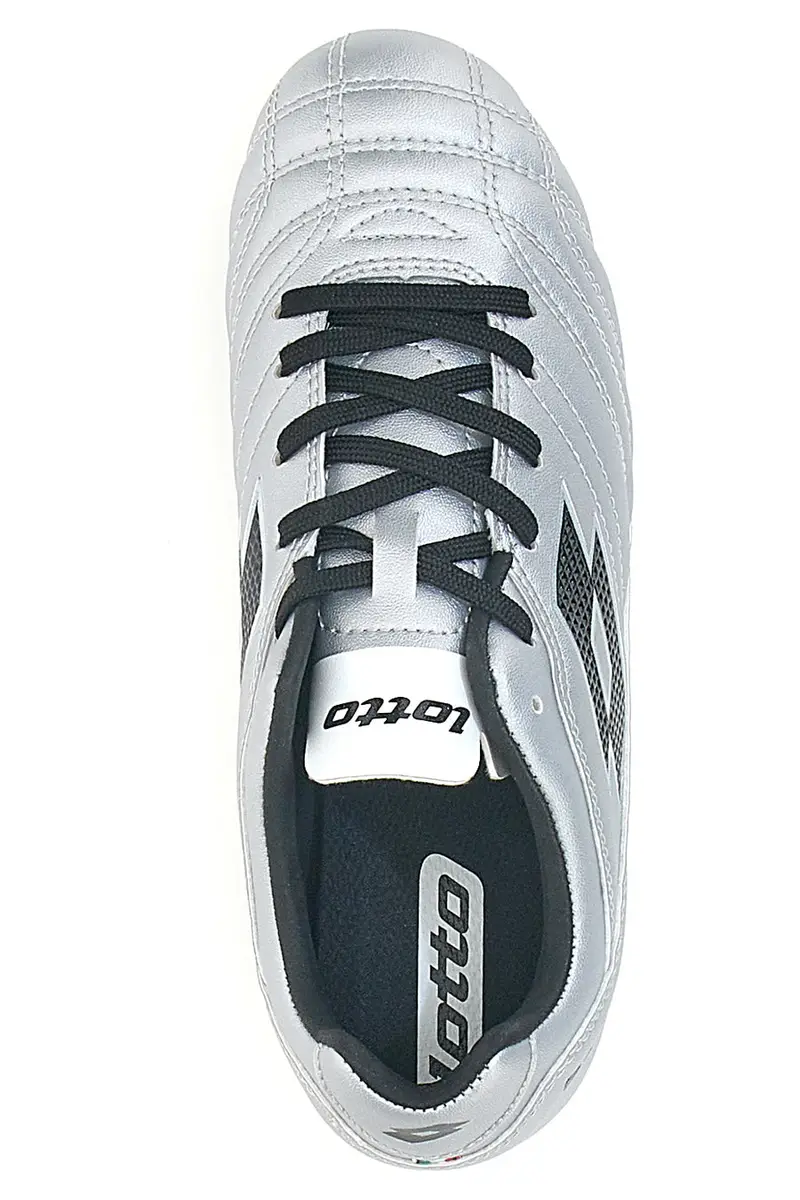 Scarpe da Calcio Argento Lotto Stadio 705 Fg Jr miniatura 3