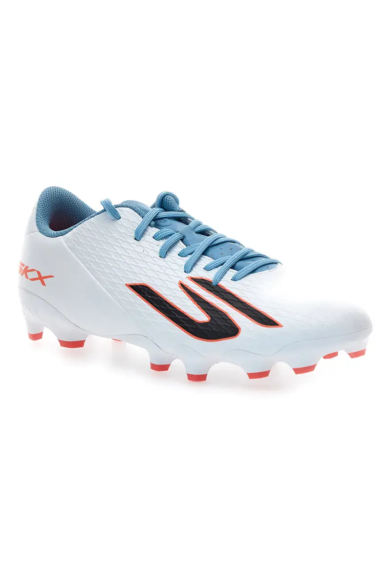 Scarpe da calcio bianche con dettagli azzurri Skechers SKX_2 Club MG miniatura 2