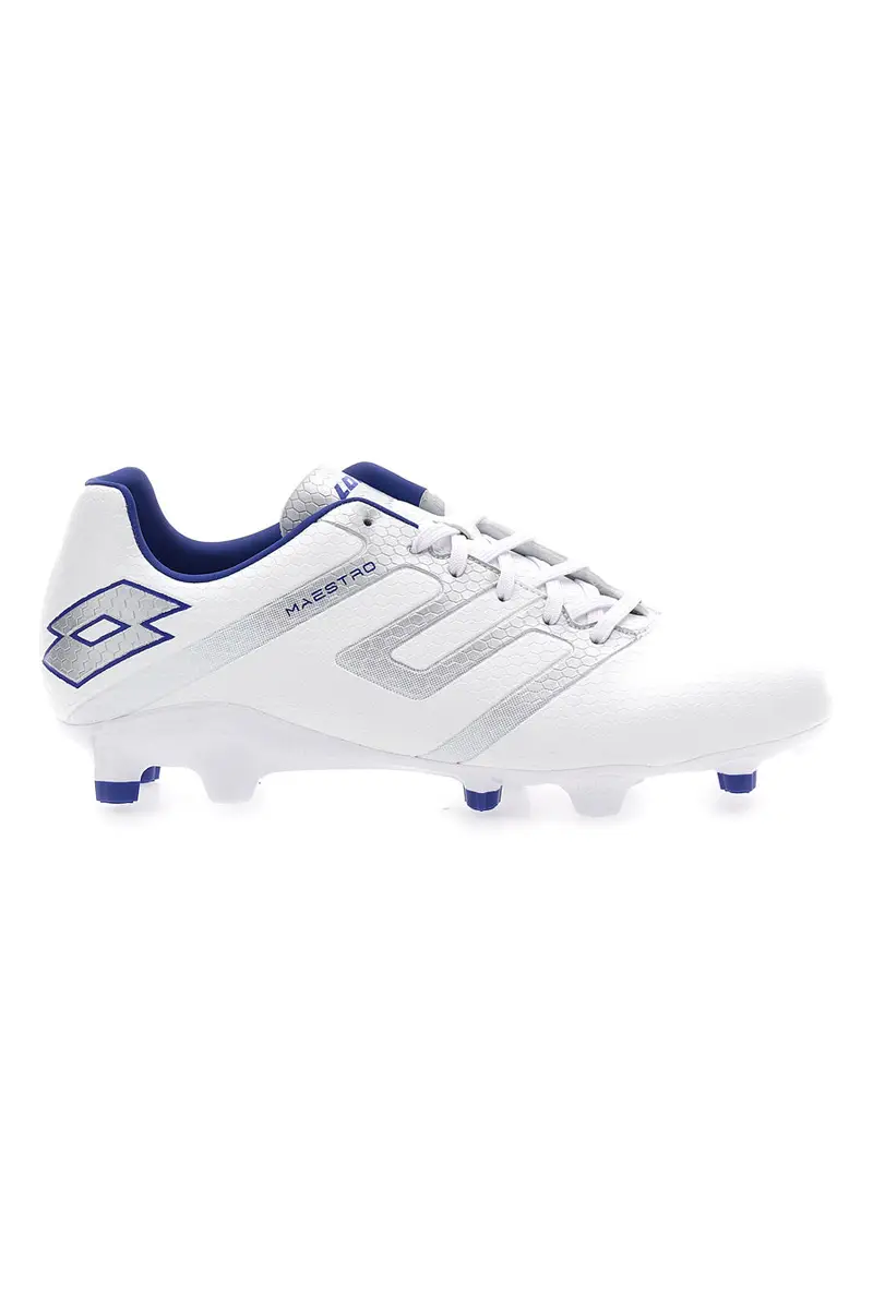 Scarpe da calcio bianche con tacchetti FG LOTTO MAESTRO 700 V FG