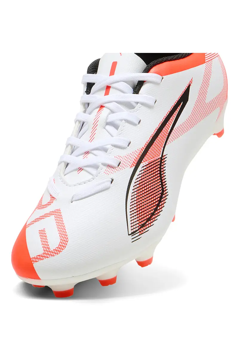 Scarpe da Calcio Bianche e Rosse Puma ULTRA 5 PLAY FG/AG Jr miniatura 3