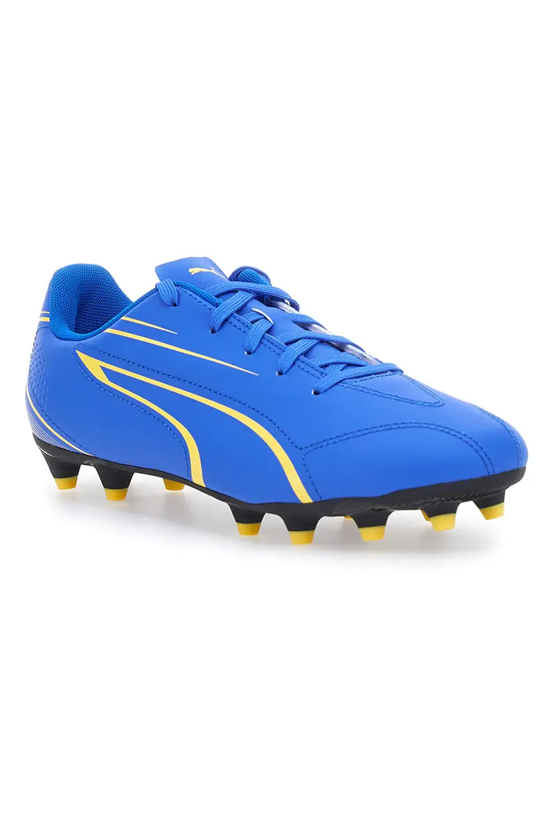 Scarpe da Calcio Blu Con Fregio Laterale Puma Vitoria Fg/Ag Jr miniatura 2