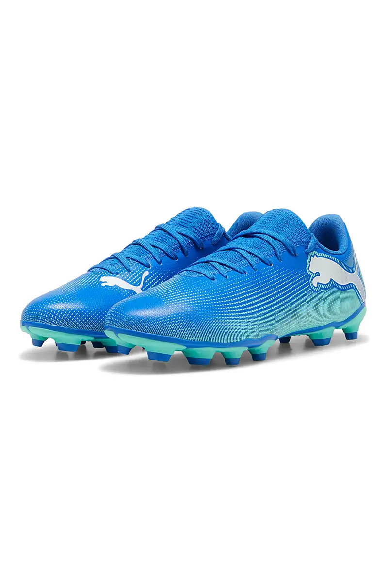 Scarpe da Calcio Blu Per terreni Solidi e Artificiali Puma Future 7 Play FG/AG miniatura 2