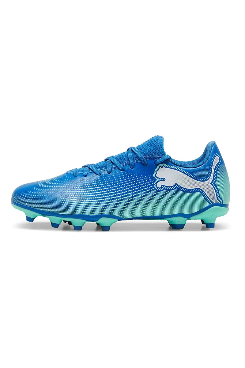 Scarpe da Calcio Blu Per terreni Solidi e Artificiali Puma Future 7 Play FG/AG miniatura 3