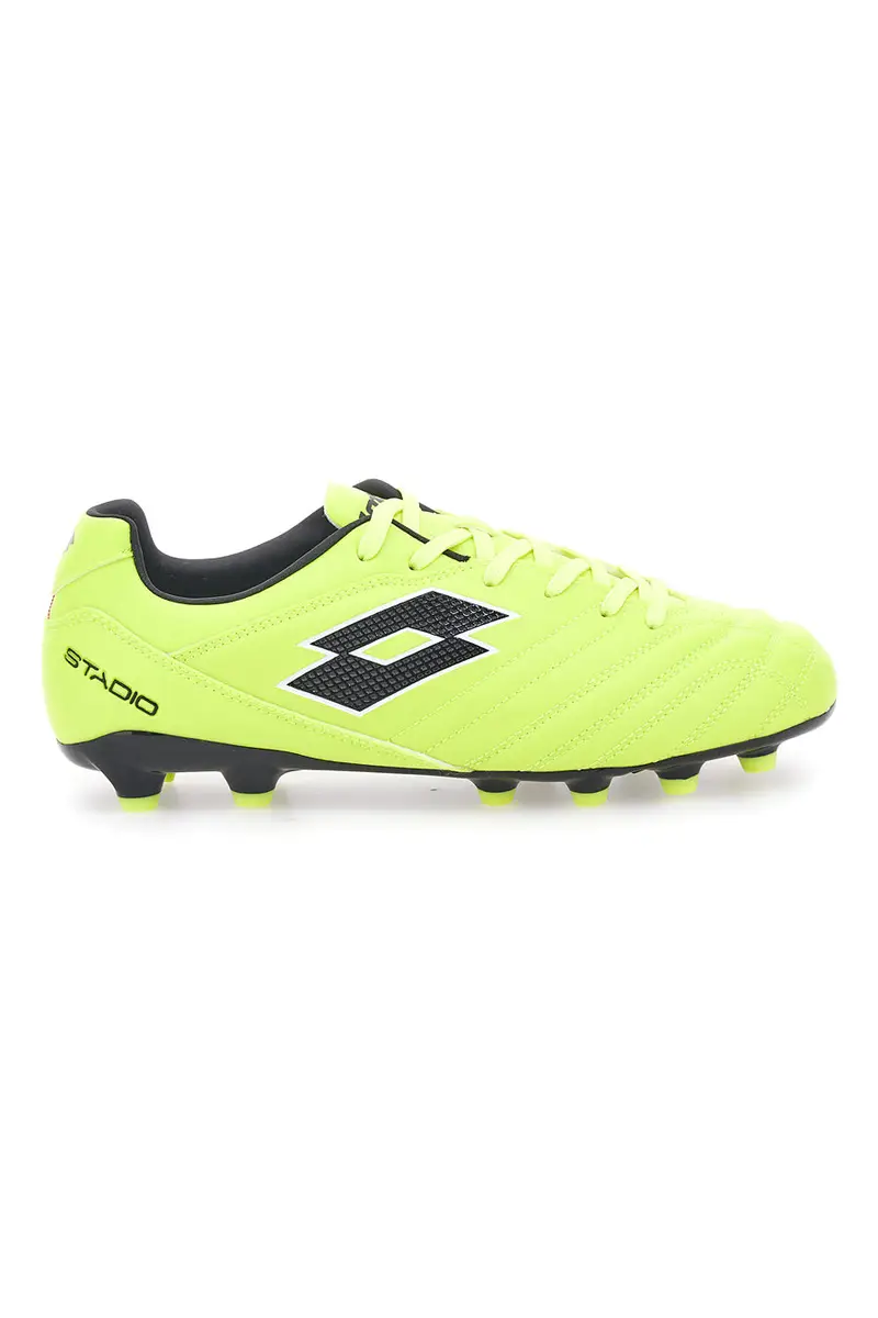 Scarpe da calcio giallo fluo FG LOTTO STADIO 705 JR