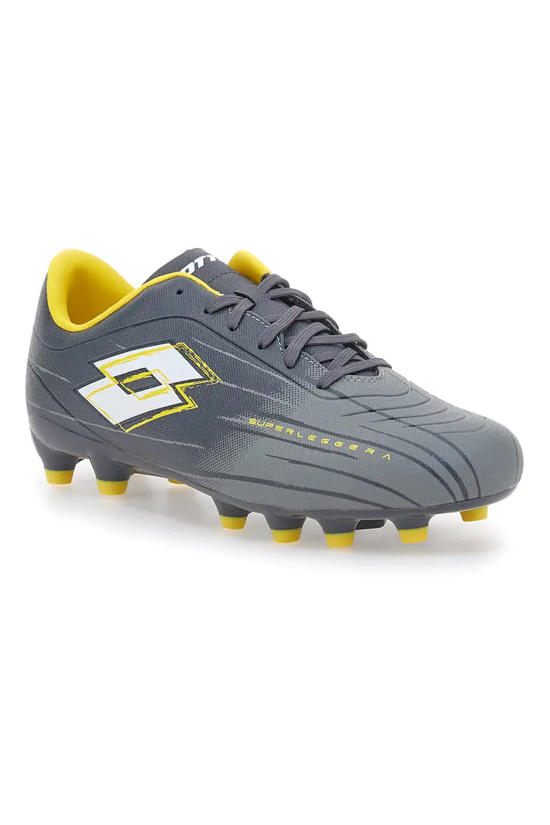 Scarpe da Calcio Grigie Lotto Solista 700 IX FG miniatura 2