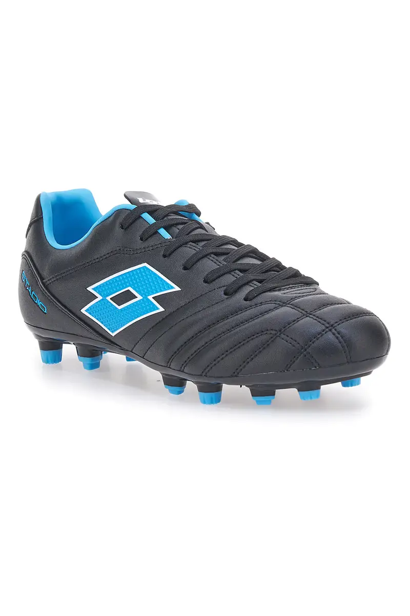 Scarpe da Calcio Nere con dettagli Blu LOTTO STADIO 705 FG miniatura 2