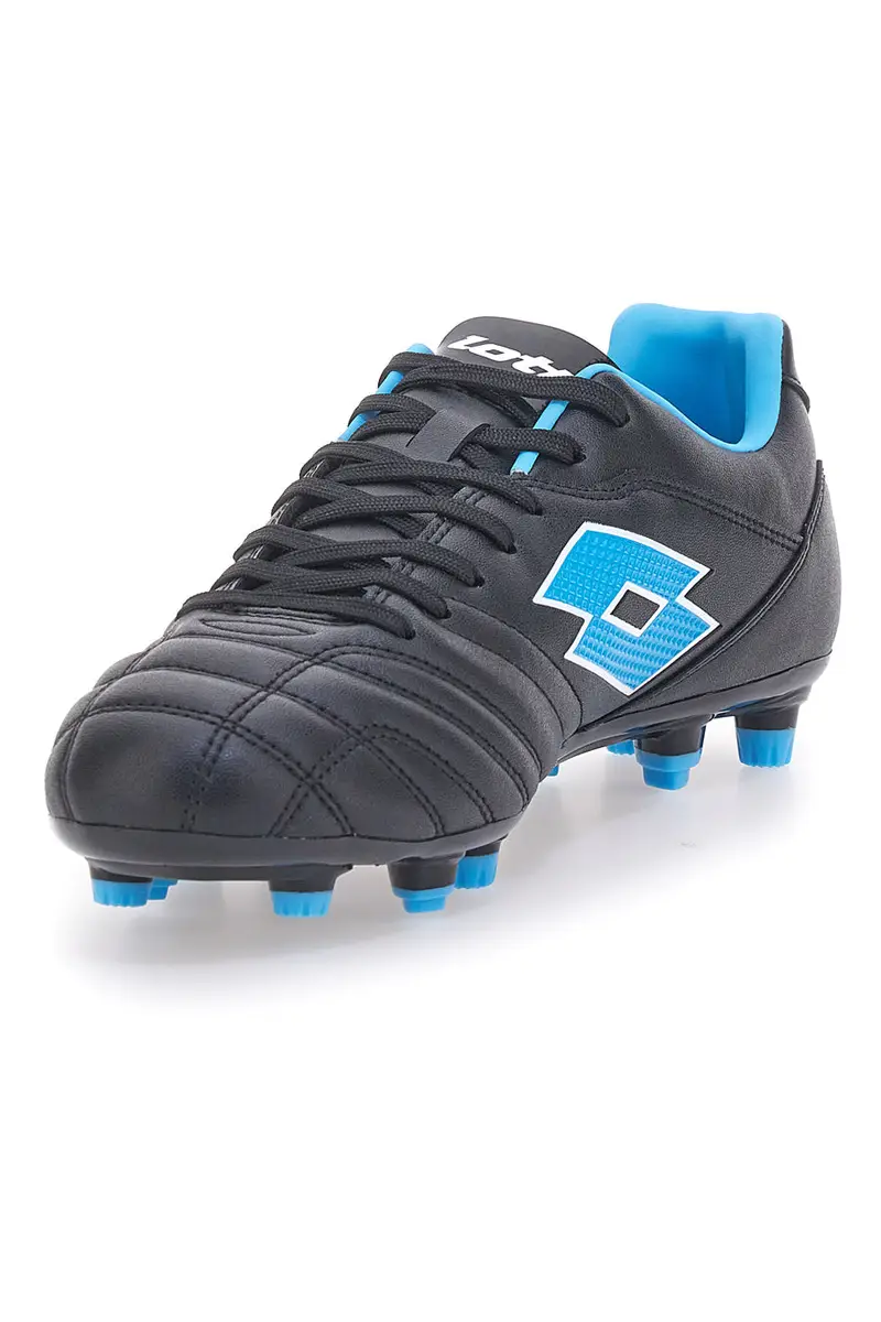 Scarpe da Calcio Nere con dettagli Blu LOTTO STADIO 705 FG miniatura 3