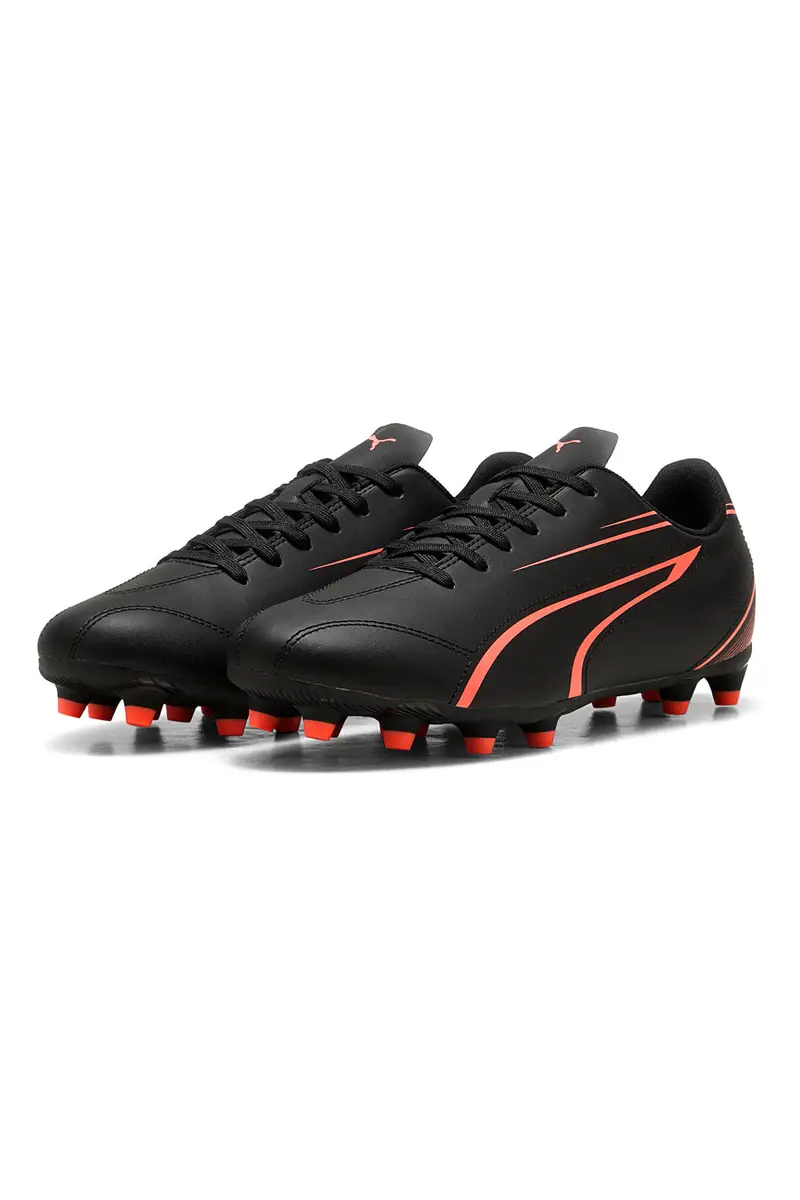 Scarpe da Calcio Nere con Tacchetti PUMA VITORIA FG/AG Jr miniatura 2