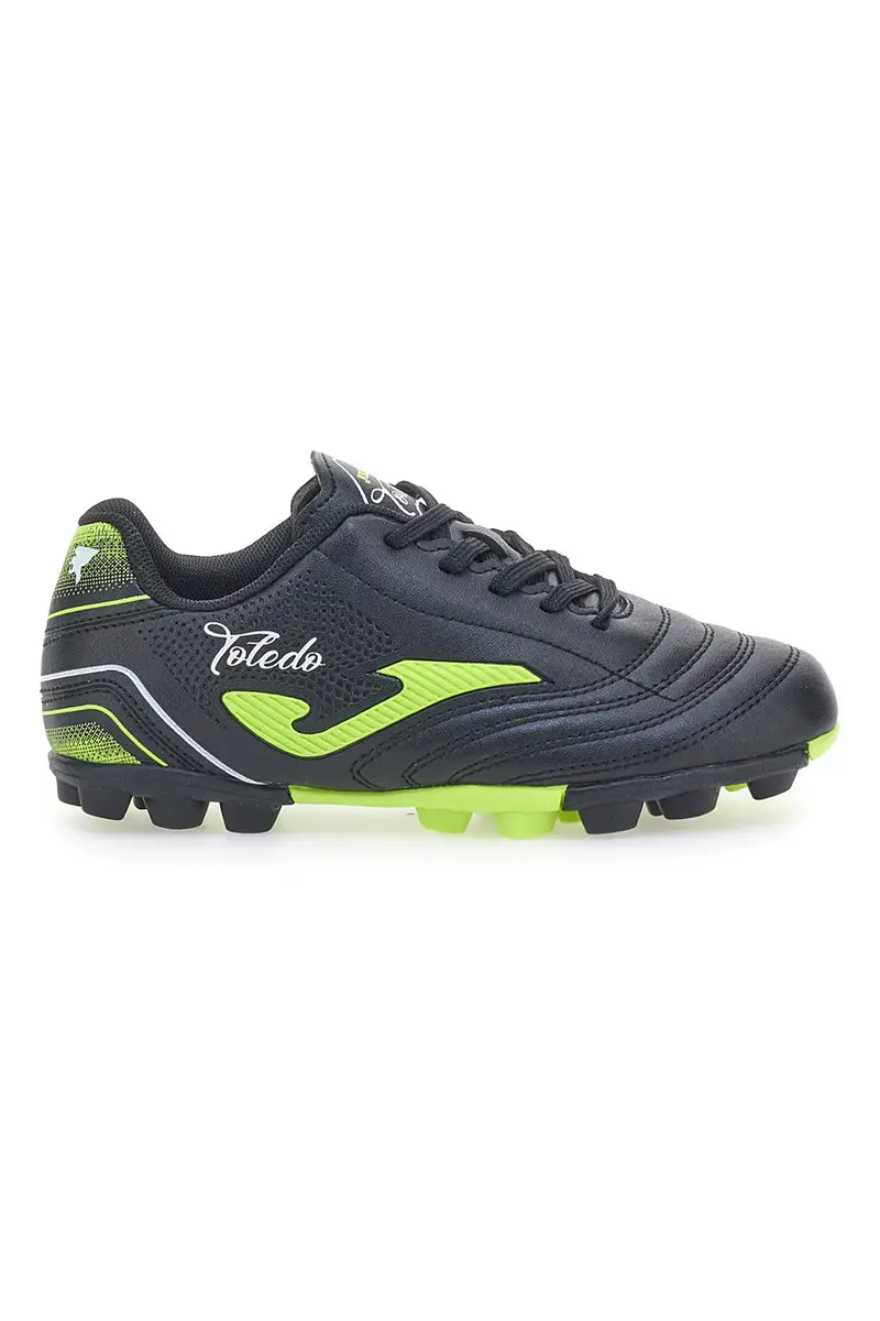 Scarpe da Calcio Nere e Giallo Fluo JOMA Toledo Jr 2501