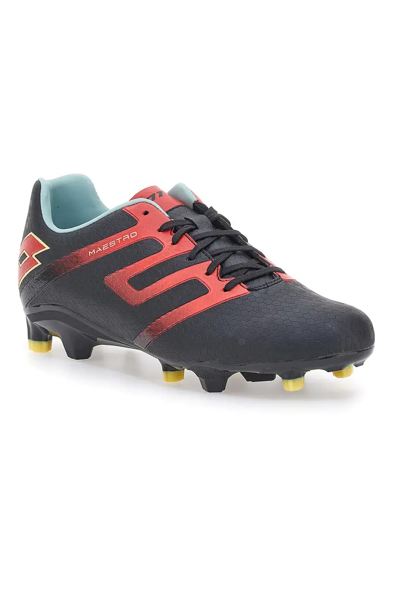 Scarpe da Calcio Nere e Rosse Lotto Maestro 700 V FG miniatura 2