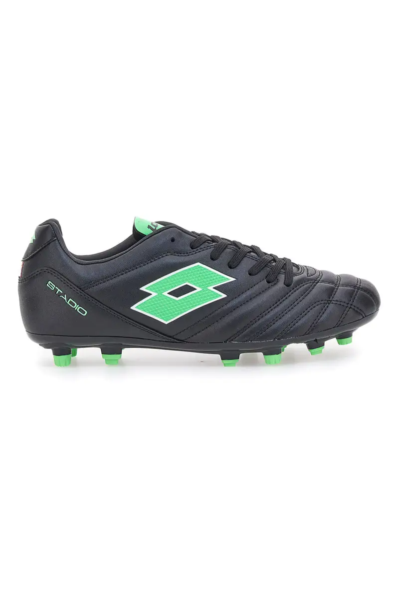 Scarpe da Calcio Nere Outdoor con Dettagli Colorati LOTTO STADIO 705 FG