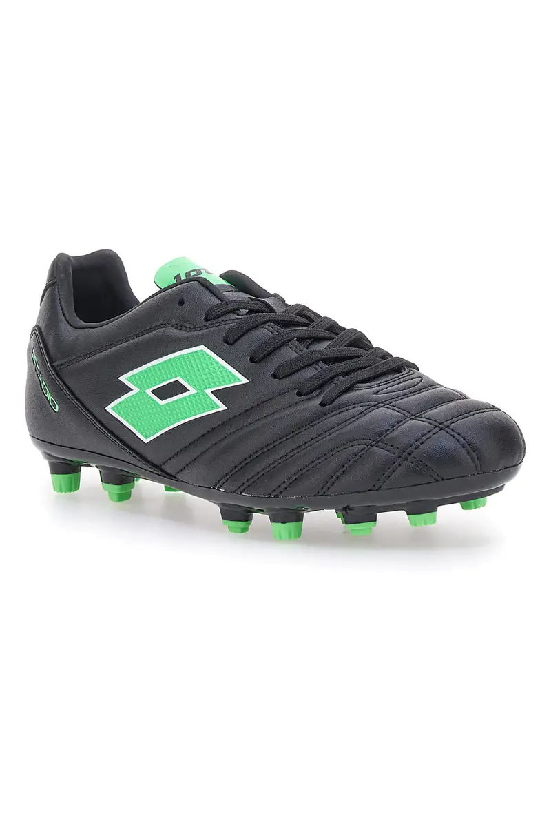 Scarpe da Calcio Nere Outdoor con Dettagli Colorati LOTTO STADIO 705 FG miniatura 2
