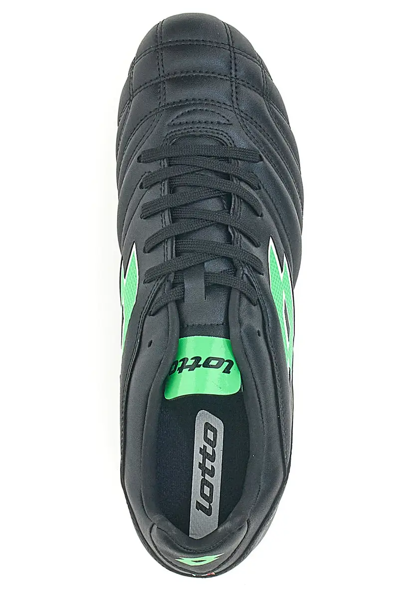 Scarpe da Calcio Nere Outdoor con Dettagli Colorati LOTTO STADIO 705 FG miniatura 3