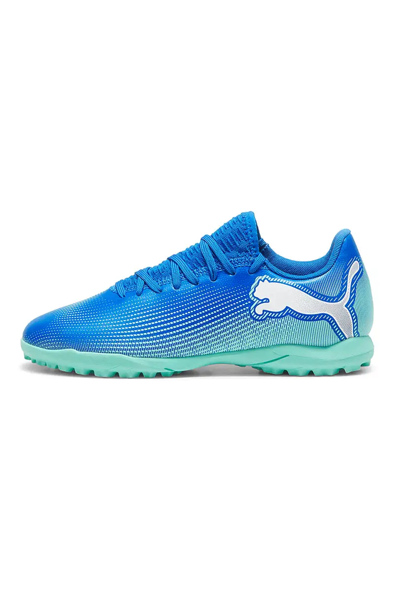 Scarpe da calcio per allenamento su erba Puma Future 7 Play TT JR miniatura 3