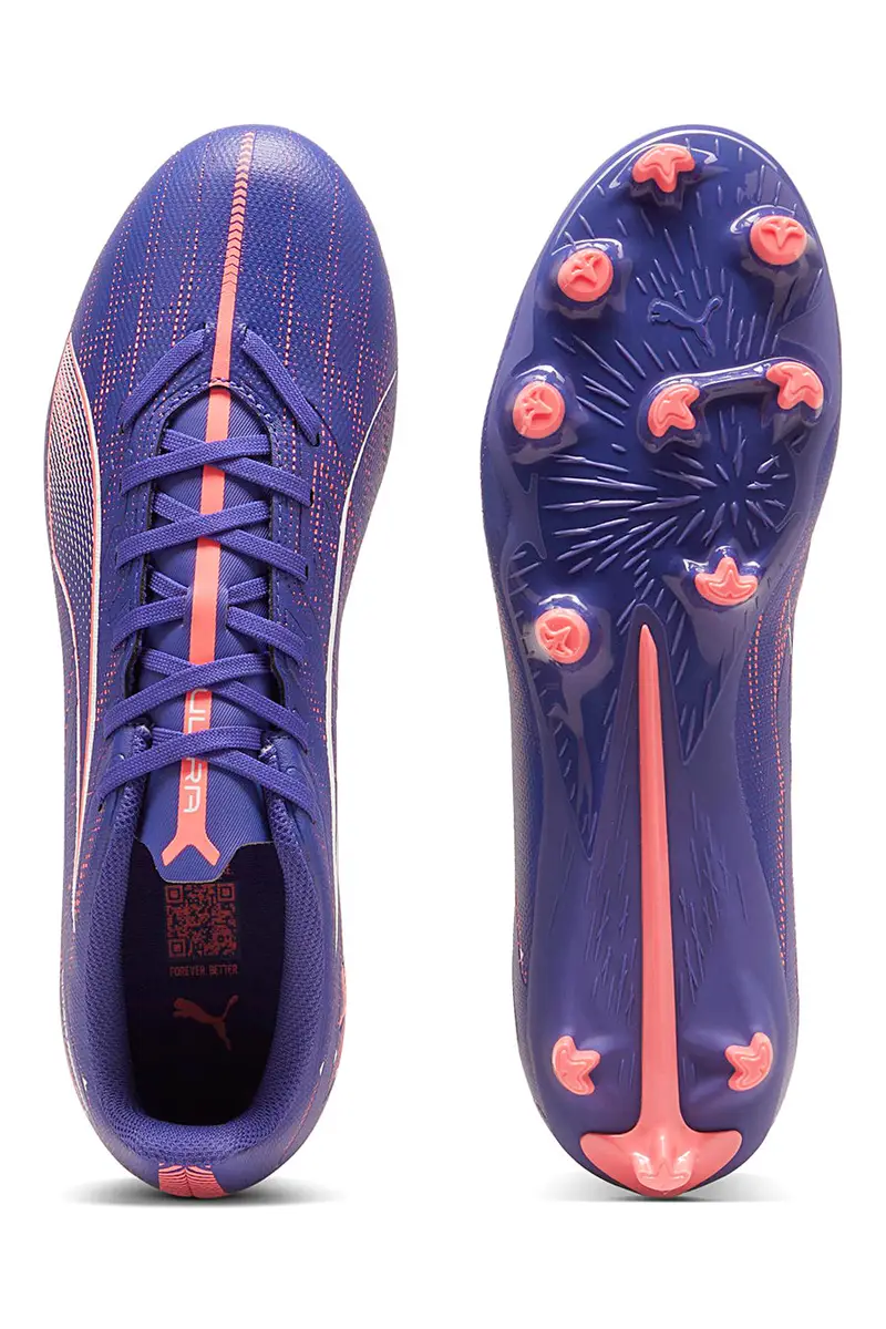 Scarpe da Calcio per terreni morbidi Viola Puma Ultra 5 Play FG miniatura 3