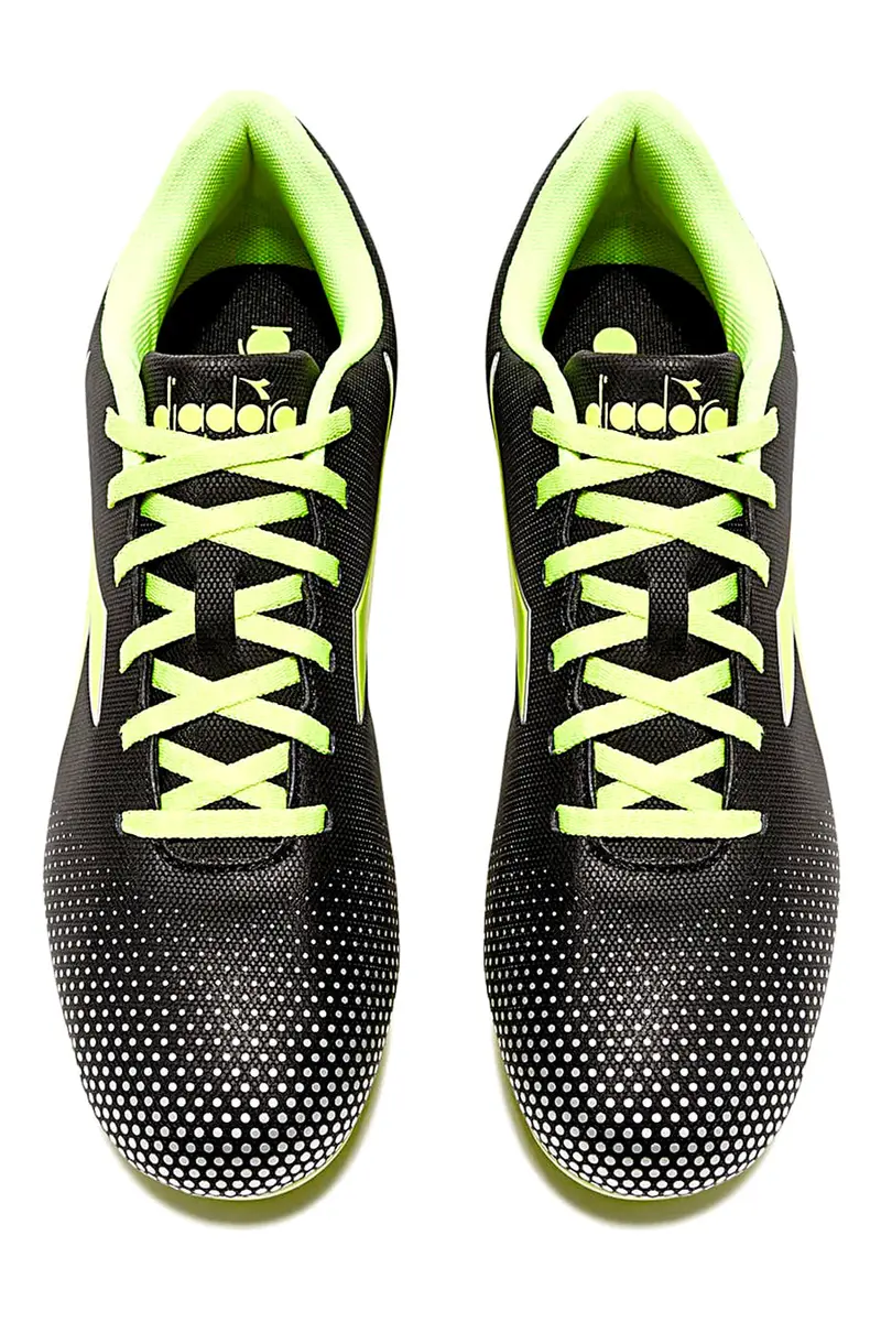 Scarpe da calcio per terreni sintetici nere e verdi Diadora PICHICHI 7 MG14 miniatura 2