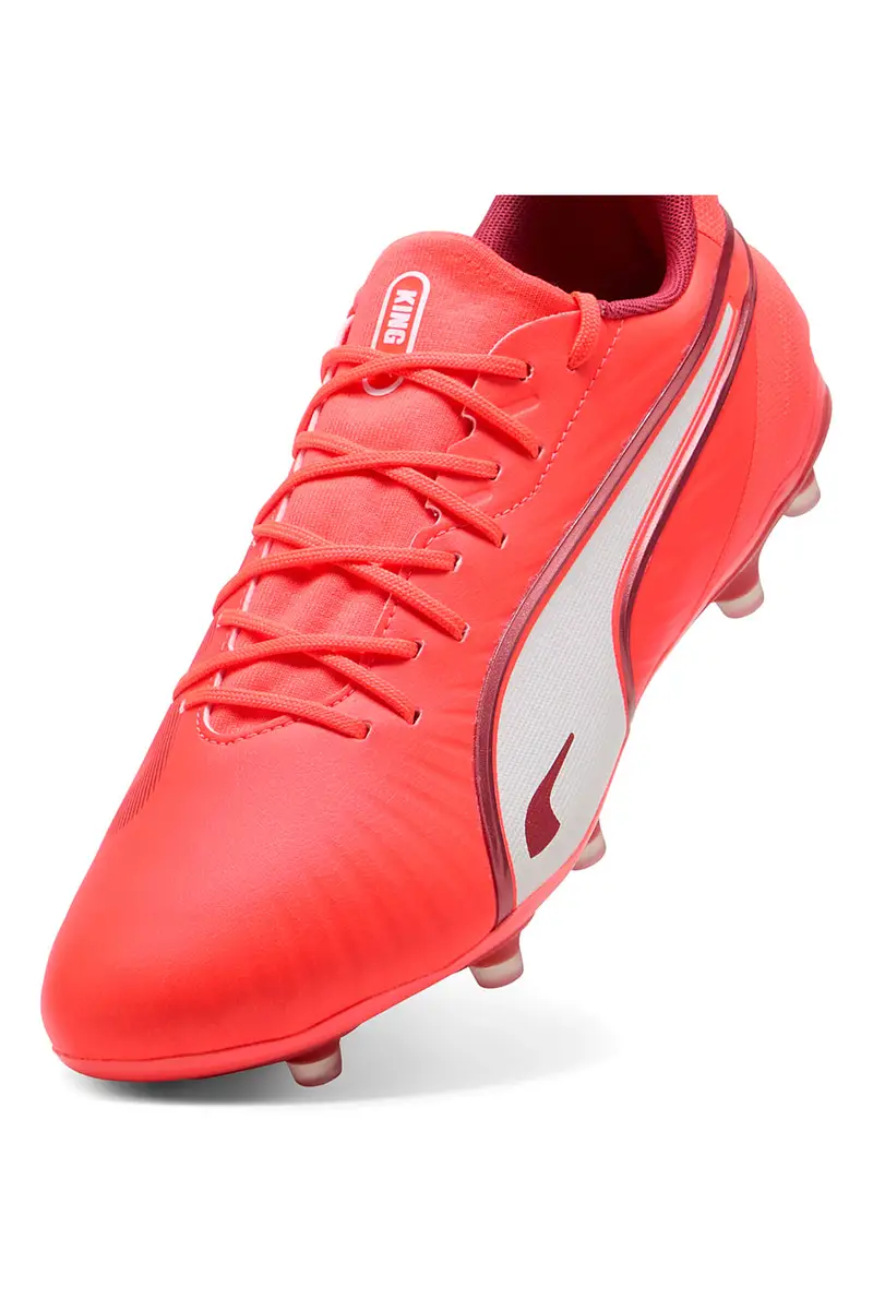 Scarpe da Calcio Rosse per Terreni Sintetici e Naturali Puma King Match FG/AG miniatura 3