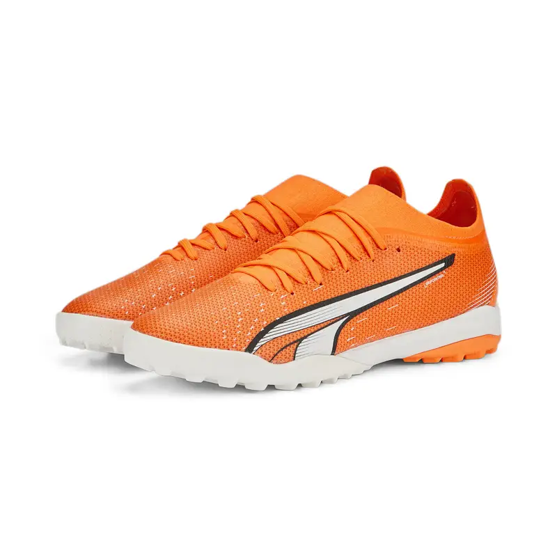 Scarpe da calcio ULTRA Match TT da uomo PUMA Ultra Orange White Blue Glimmer |  Puma