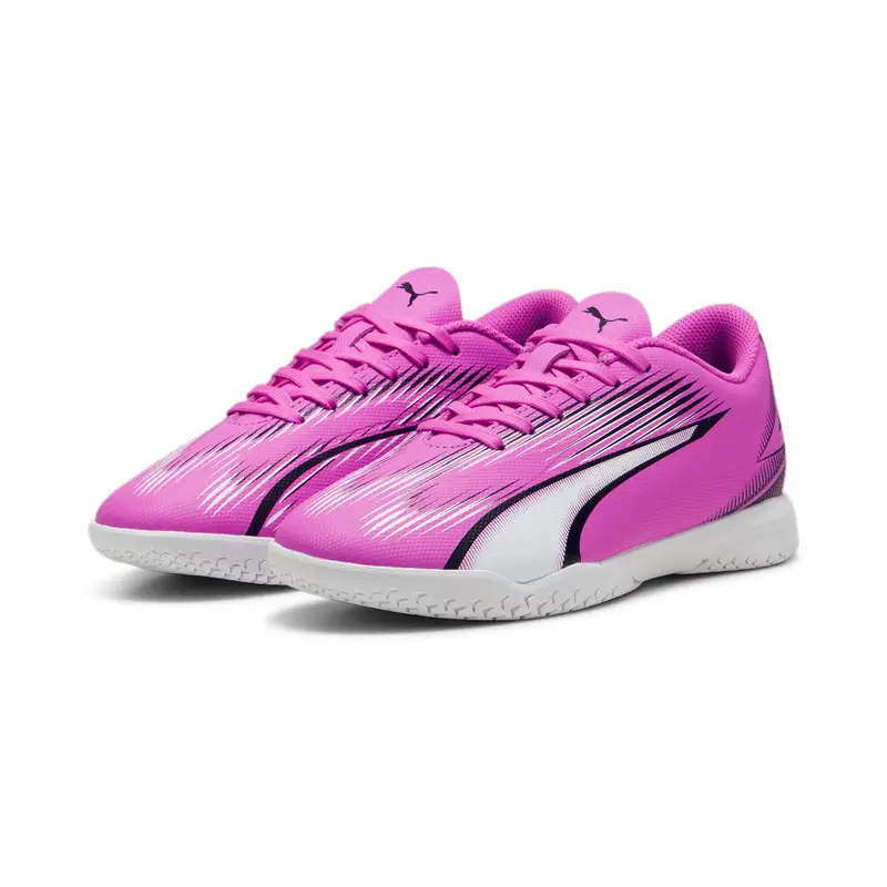 Scarpe da calcio ULTRA PLAY da ragazzi PUMA Poison Pink White Black |  Puma