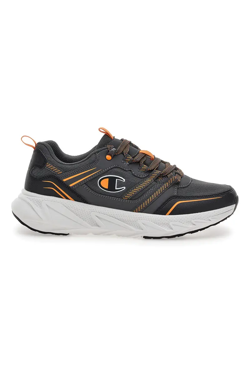 Scarpe da fitness Grigie e Arancio Champion Warrior Low Cut Shoe