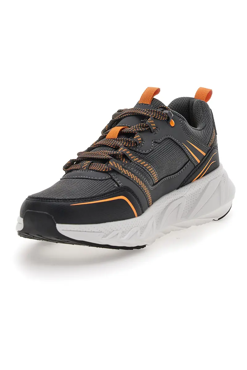 Scarpe da fitness Grigie e Arancio Champion Warrior Low Cut Shoe miniatura 3