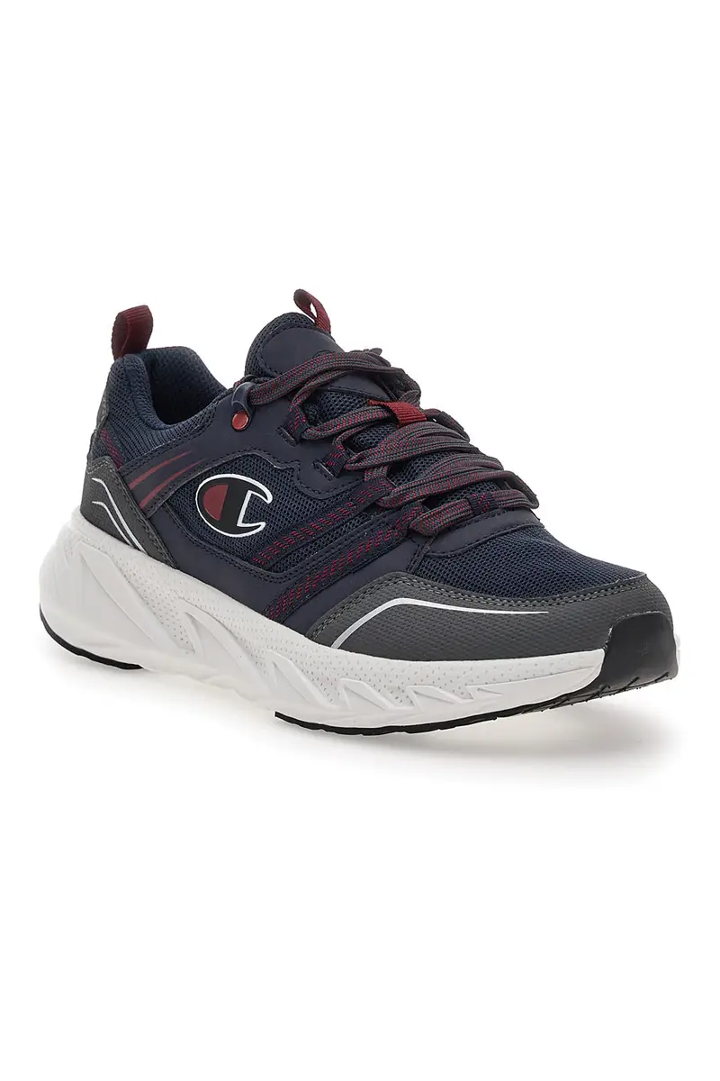 Scarpe da fitness Grigie e Rosse Champion Warrior Low Cut Shoe miniatura 2