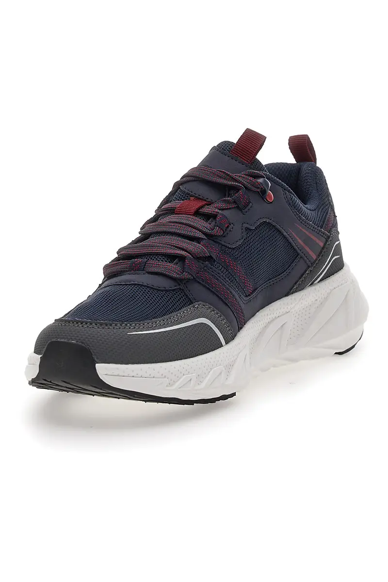 Scarpe da fitness Grigie e Rosse Champion Warrior Low Cut Shoe miniatura 3