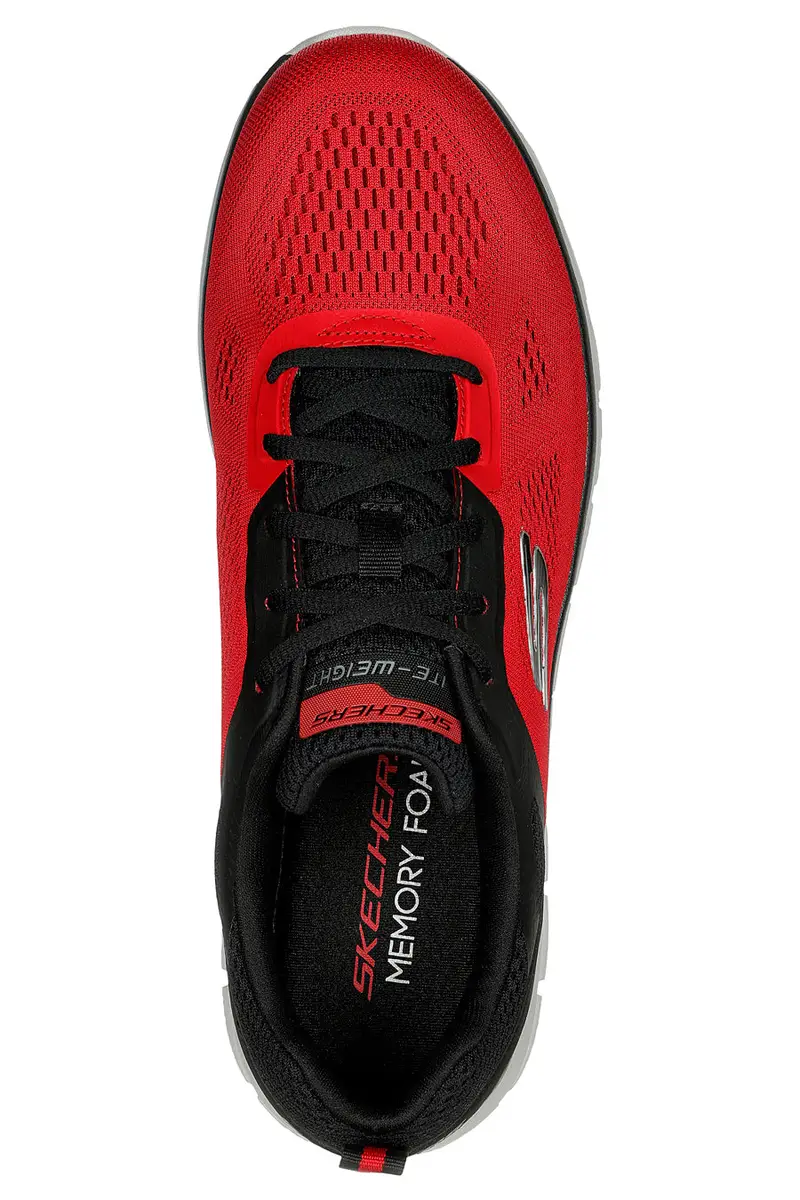Scarpe da Fitness Rosse Vegane SKECHERS TRACK BROADER miniatura 3