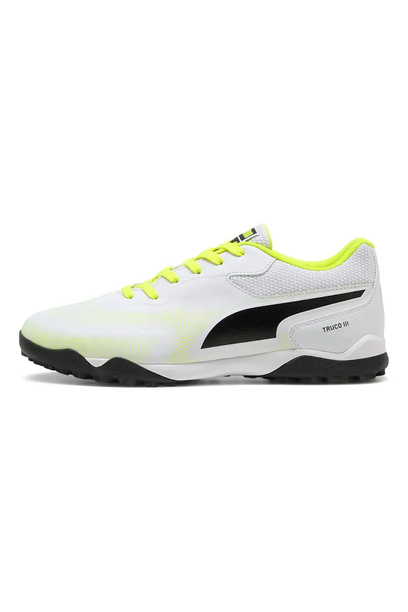 Scarpe da Futsal Bianche e Giallo Fluo Puma TRUCO III TT