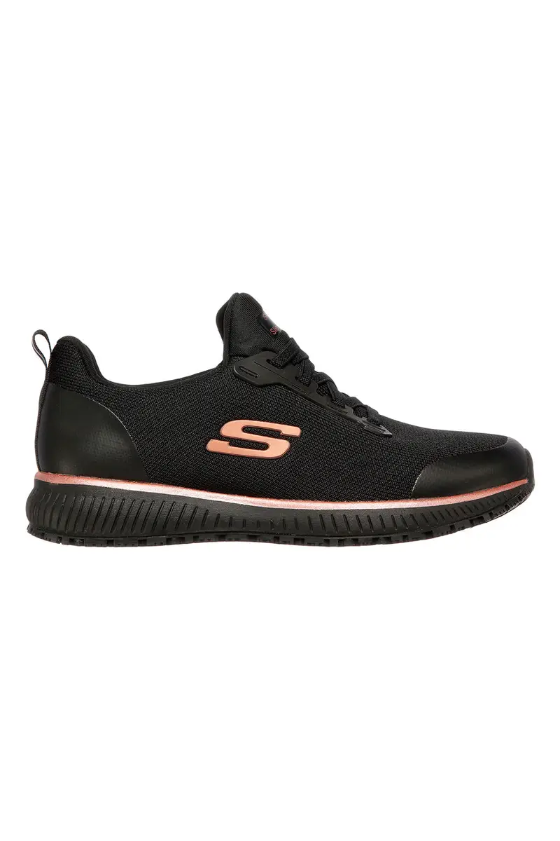 Scarpe da Lavoro Nere e Rosa Skechers Work: Squad SR