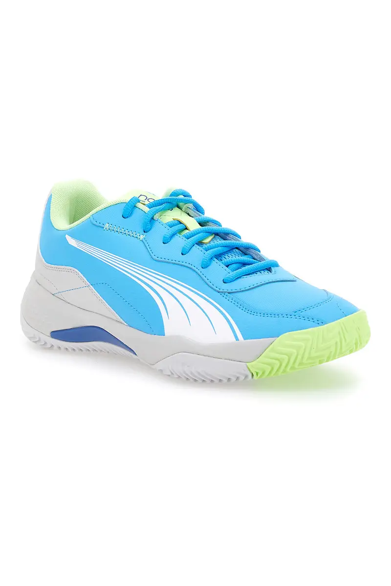 Scarpe da Padel Azzurre Con Stringa Laterale Puma Nova Smash miniatura 2