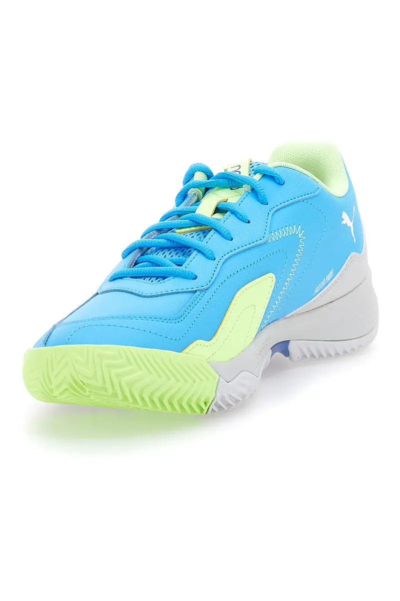 Scarpe da Padel Azzurre Con Stringa Laterale Puma Nova Smash miniatura 3